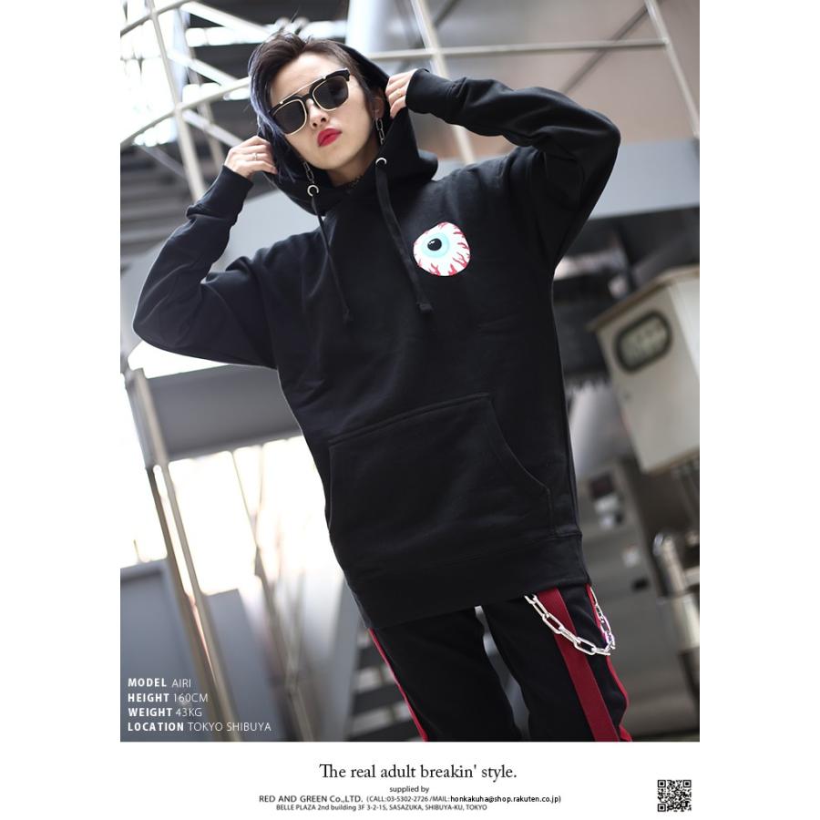 ミシカ Mishka フードパーカー プルオーバー 長袖 かっこいい 裏起毛 ブランドロゴ Keepwatch キープウォッチ 目玉デザイン 黒 白 本格派大人のb系xlダンス通販 通販 Yahoo ショッピング