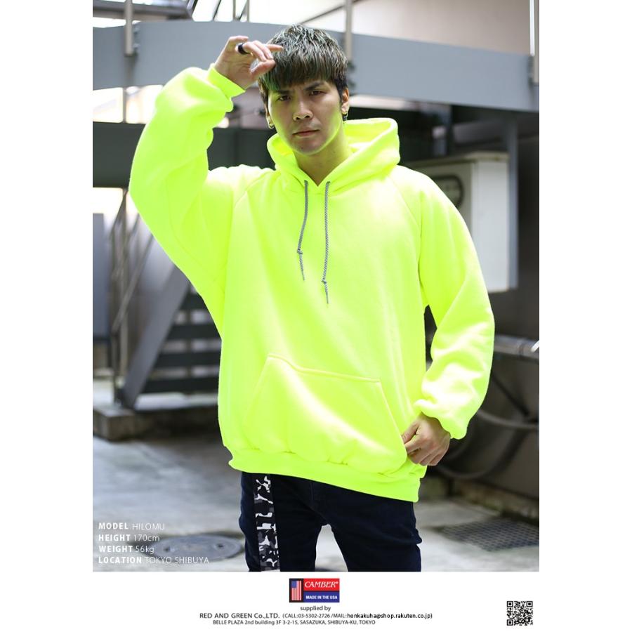 Camber キャンバー フードパーカー メンズ レディース スウェット 長袖 532チルバスター かっこいい 裏サーマル 蛍光イエロー アメカジ アメリカ製 大きいサイズ 本格派大人のb系xlダンス通販 通販 Yahoo ショッピング