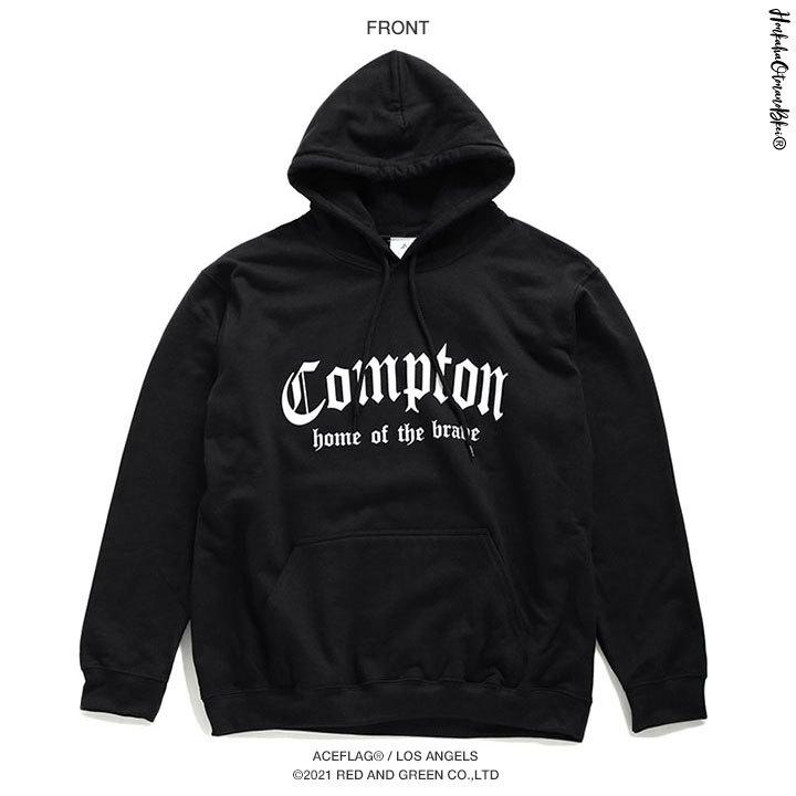 エースフラッグ Aceflag フードパーカー スウェット 長袖 メンズ レディース 黒 大きいサイズ B系 Compton コンプトン ギャング かっこいい おしゃれ 本格派大人のb系xlダンス通販 通販 Yahoo ショッピング