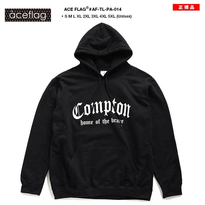 エースフラッグ Aceflag フードパーカー スウェット 長袖 メンズ レディース 黒 大きいサイズ B系 Compton コンプトン ギャング かっこいい おしゃれ 本格派大人のb系xlダンス通販 通販 Yahoo ショッピング