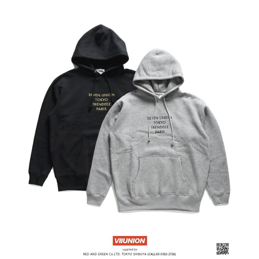 セブンユニオン 7union フードパーカー スウェット 長袖 メンズ レディース 大きいサイズ B系 かっこいい おしゃれ 金刺繍 限定ロゴ 裏起毛 シンプル 本格派大人のb系xlダンス通販 通販 Yahoo ショッピング