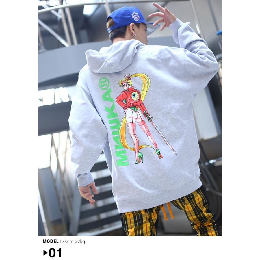 ミシカ Mishka フードパーカー スウェット 長袖 大きいサイズ かっこいい おしゃれ Keepwatch キープウォッチ 目玉人気キャラクター アニメ ビッグシルエット 本格派大人のb系xlダンス通販 通販 Yahoo ショッピング