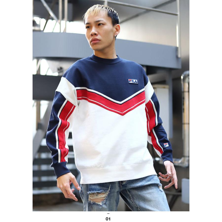 Bts着用モデル 特典付き ポストカード タブロイド フィラ Fila スウェット トレーナー 長袖 スポーツ ファッション かっこいい おしゃれ 裏パイル ロゴ 刺繍 本格派大人のb系xlダンス通販 通販 Yahoo ショッピング