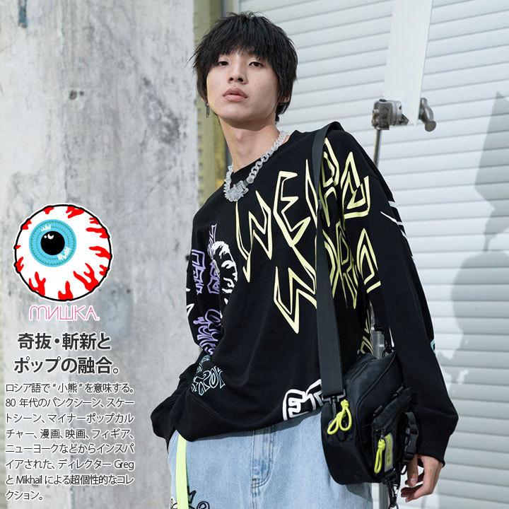 ミシカ Mishka トレーナー スウェット 長袖 大きいサイズ かっこいい おしゃれ 総柄 シャーベットカラー ロゴ Keepwatch 目玉 ハイモード 21年 春新作 本格派大人のb系xl 零zero 通販 Yahoo ショッピング