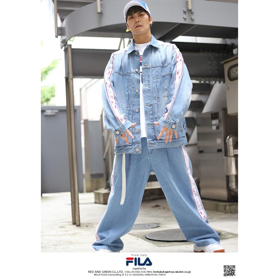 フィラ Fila デニムジャケット メンズ レディース アウター 長袖 Gジャン ジージャン かっこいい おしゃれ 袖ライン インディゴライトブルー 大きいサイズ 本格派大人のb系xl 零zero 通販 Yahoo ショッピング