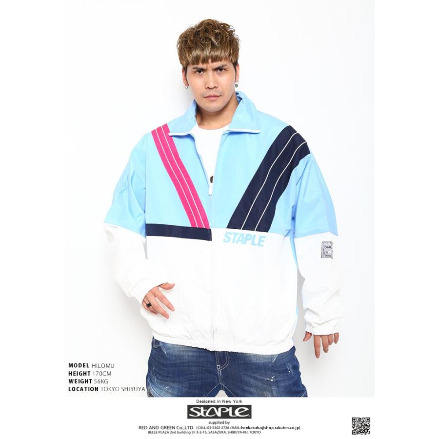 ステイプル Staple ウインドブレイカー ナイロンジャケット アウター アノラック マンパ 長袖 メンズ レディース 春秋冬用 水色 大きいサイズ B系 おしゃれ 本格派大人のb系xlダンス通販 通販 Yahoo ショッピング