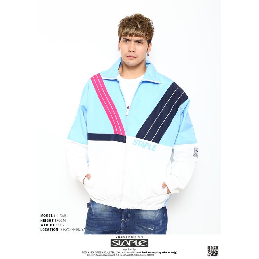 ステイプル Staple ウインドブレイカー ナイロンジャケット アウター アノラック マンパ 長袖 メンズ レディース 春秋冬用 水色 大きいサイズ B系 おしゃれ 本格派大人のb系xlダンス通販 通販 Yahoo ショッピング