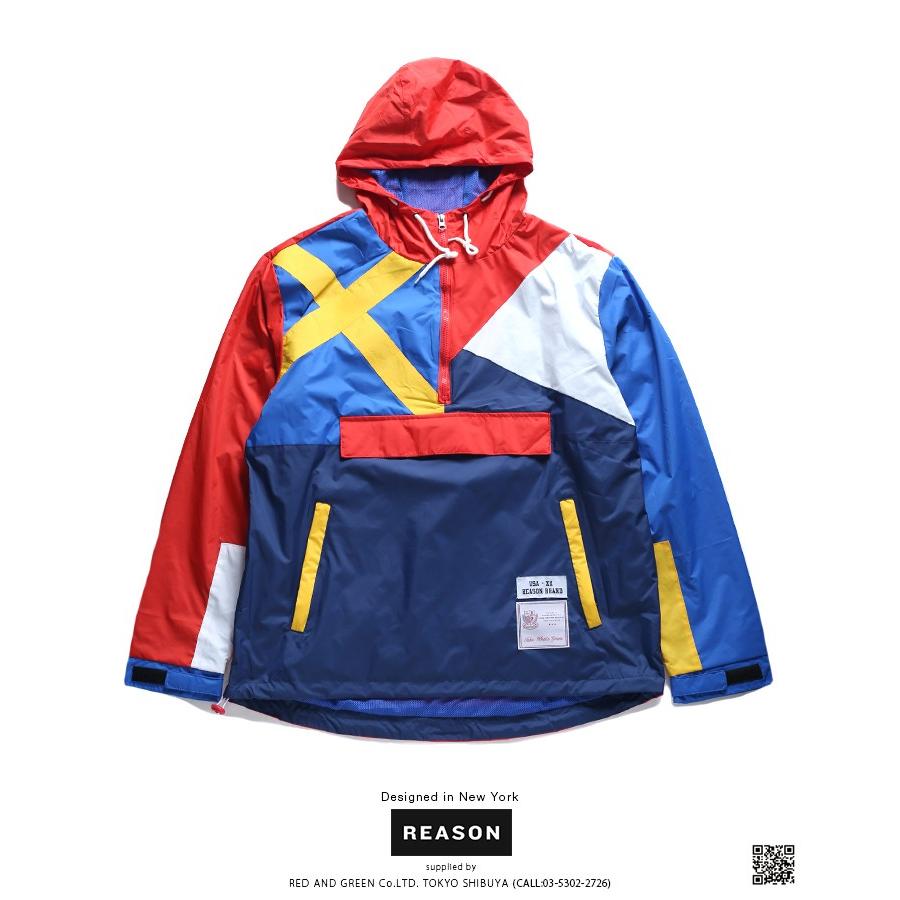リーズン Reason ウインドブレイカー ナイロンジャケット アウター アノラック マウンテンパーカー マンパ 長袖 メンズ レディース 大きいサイズ B系 かっこいい 本格派大人のb系xlダンス通販 通販 Yahoo ショッピング