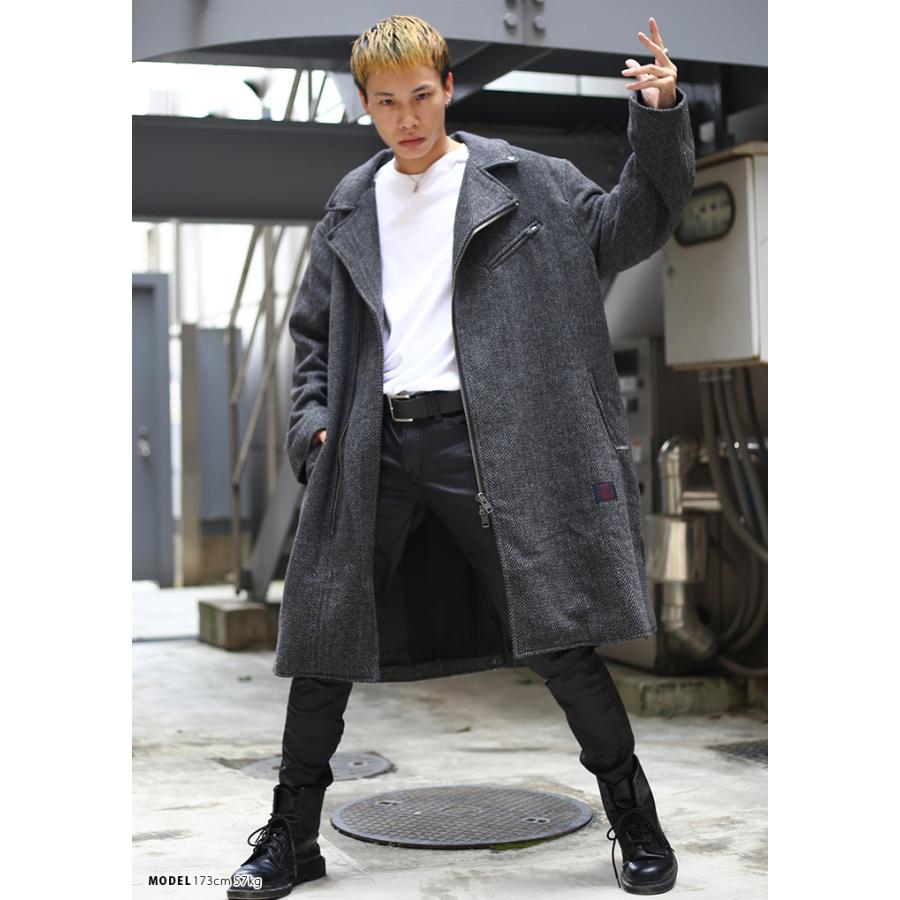 ゼファレン Zephyren コート アウター 長袖 メンズ 大きいサイズ マイファス ヒロ 着用 ライダース オーバーコート ロングコート チェスターコート 本格派大人のb系xlダンス通販 通販 Yahoo ショッピング