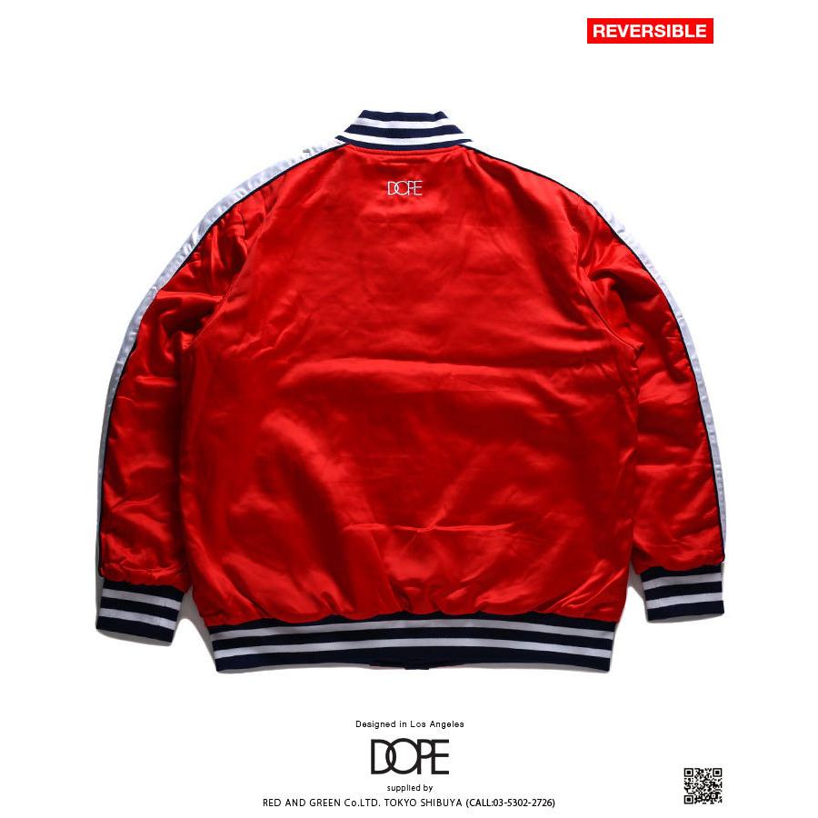 ドープ Dope スタジャン ジャケット アウター 長袖 M L Xl 2l Ll 2xl 3l Xxl 大きいサイズ かっこいい おしゃれ 袖ライン スカジャン 刺繍 ギフト 本格派大人のb系xlダンス通販 通販 Yahoo ショッピング