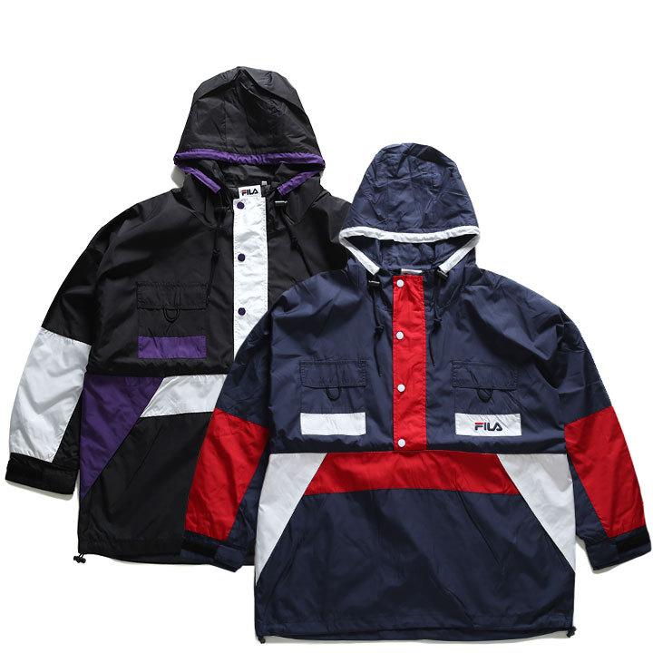 フィラ Fila アウター ウインドブレイカー ナイロンジャケット アノラック マウンテンパーカー マンパ 長袖 大きいサイズ かっこいい おしゃれ 切替 刺繍 本格派大人のb系xlダンス通販 通販 Yahoo ショッピング