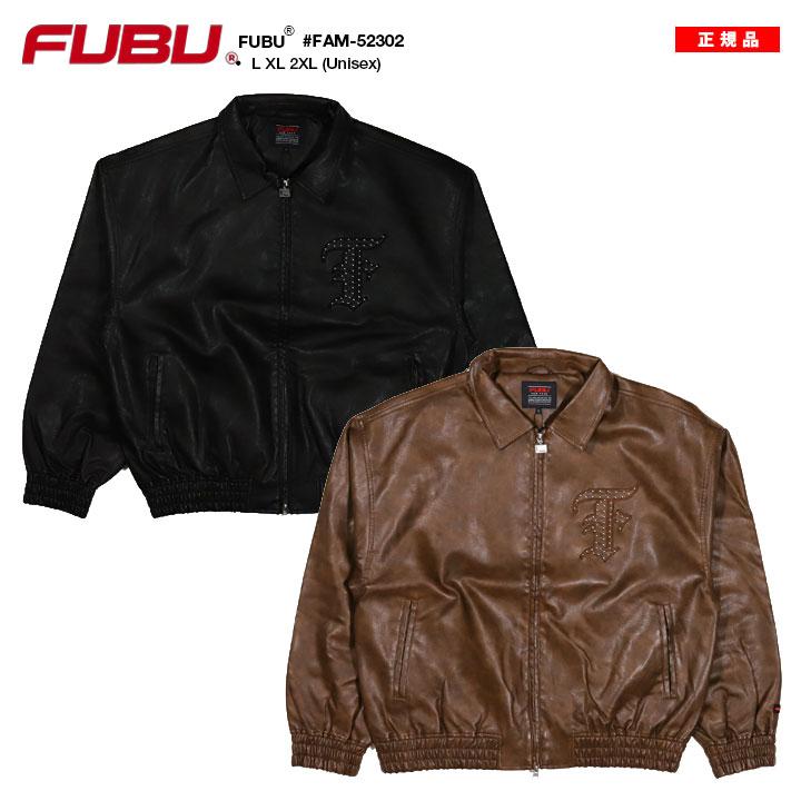FUBU（フブ） アウター 長袖 レザージャケット ブルゾン メンズ 春秋冬