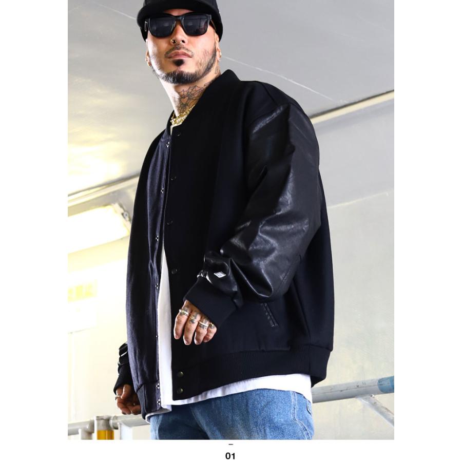 美品 PAGEBOYLIM ローガンコラボスタジャン ビッグシルエット 黒 PBLIM