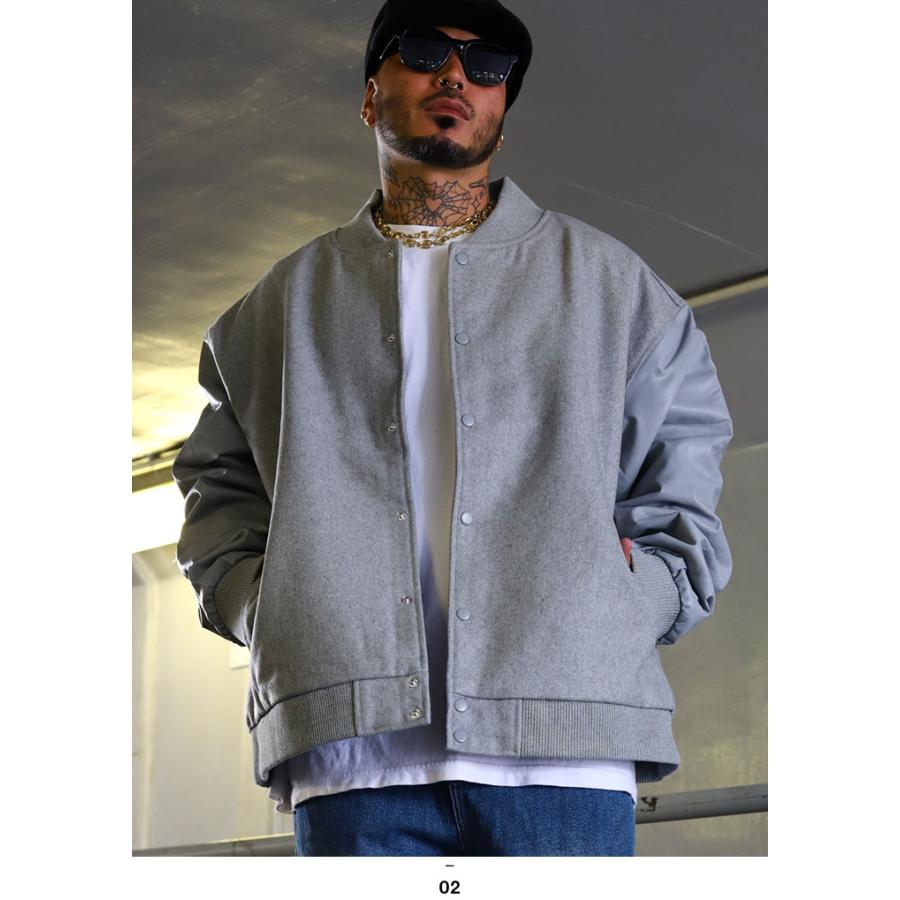 PRO CLUB アウター 長袖 スタジャン ブルゾン レザー ストリート プロ