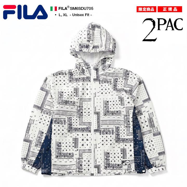 FILA（フィラ） × 2PAC 2パック アウター 長袖 ブルゾン ナイロン