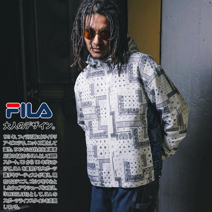 FILA（フィラ） × 2PAC 2パック アウター 長袖 ブルゾン ナイロン