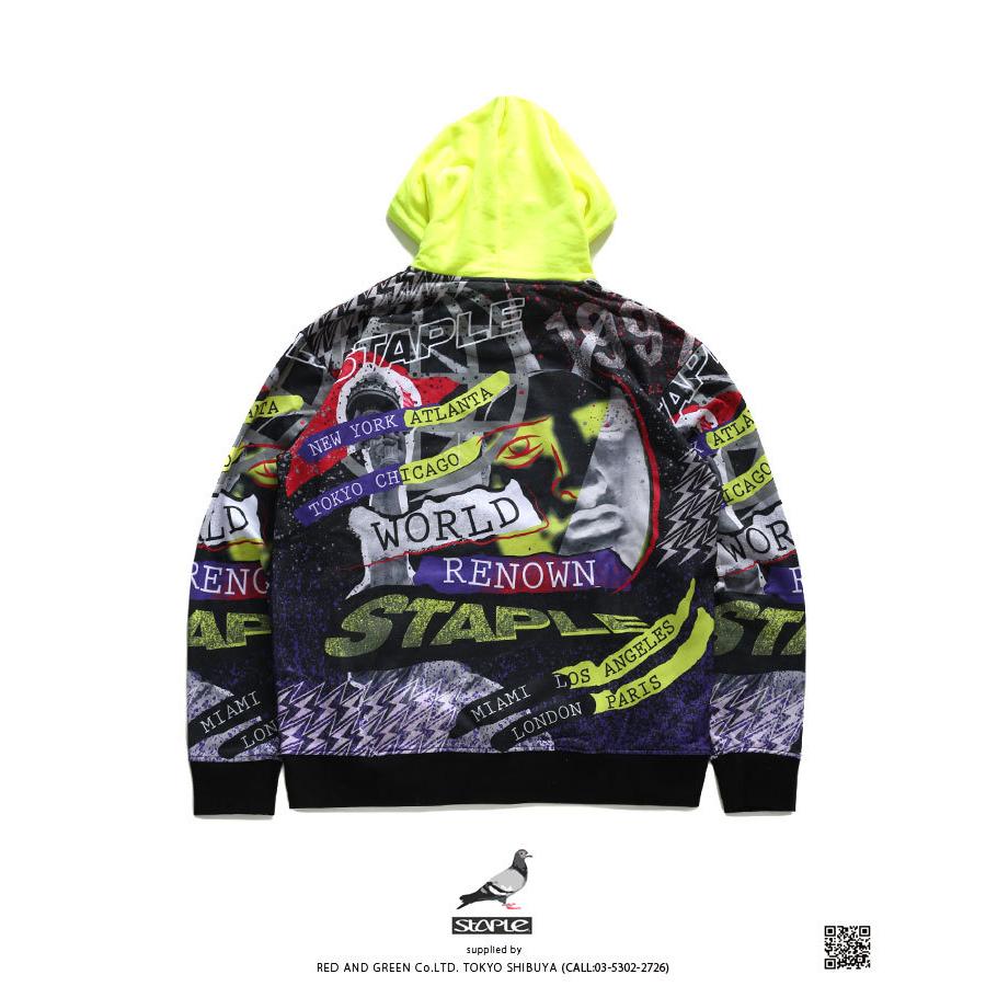 ステイプル Staple フードパーカー スウェット 長袖 M L Xl 2l Ll 2xl 3l Xxl 3xl 4l Xxxl 大きいサイズ かっこいい おしゃれ 総柄 自由の女神 ギフト 本格派大人のb系xlダンス通販 通販 Yahoo ショッピング