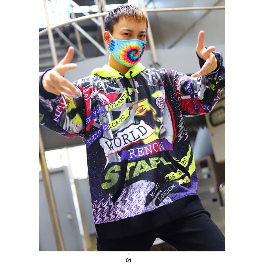 ステイプル Staple フードパーカー スウェット 長袖 M L Xl 2l Ll 2xl 3l Xxl 3xl 4l Xxxl 大きいサイズ かっこいい おしゃれ 総柄 自由の女神 ギフト 本格派大人のb系xlダンス通販 通販 Yahoo ショッピング