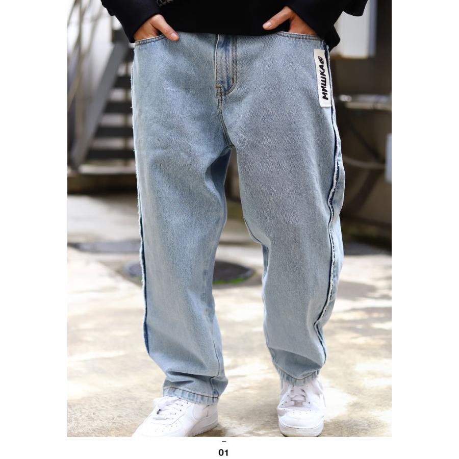 人気ブランドを ミシカ Mishka ジーンズ 大きいサイズ デニム ロングパンツ ワイドパンツ バギーパンツ ラインパンツ 太め ジーパン Gパン 長ズボン 大きいサイズ 超大特価 Laporgub Jatengprov Go Id