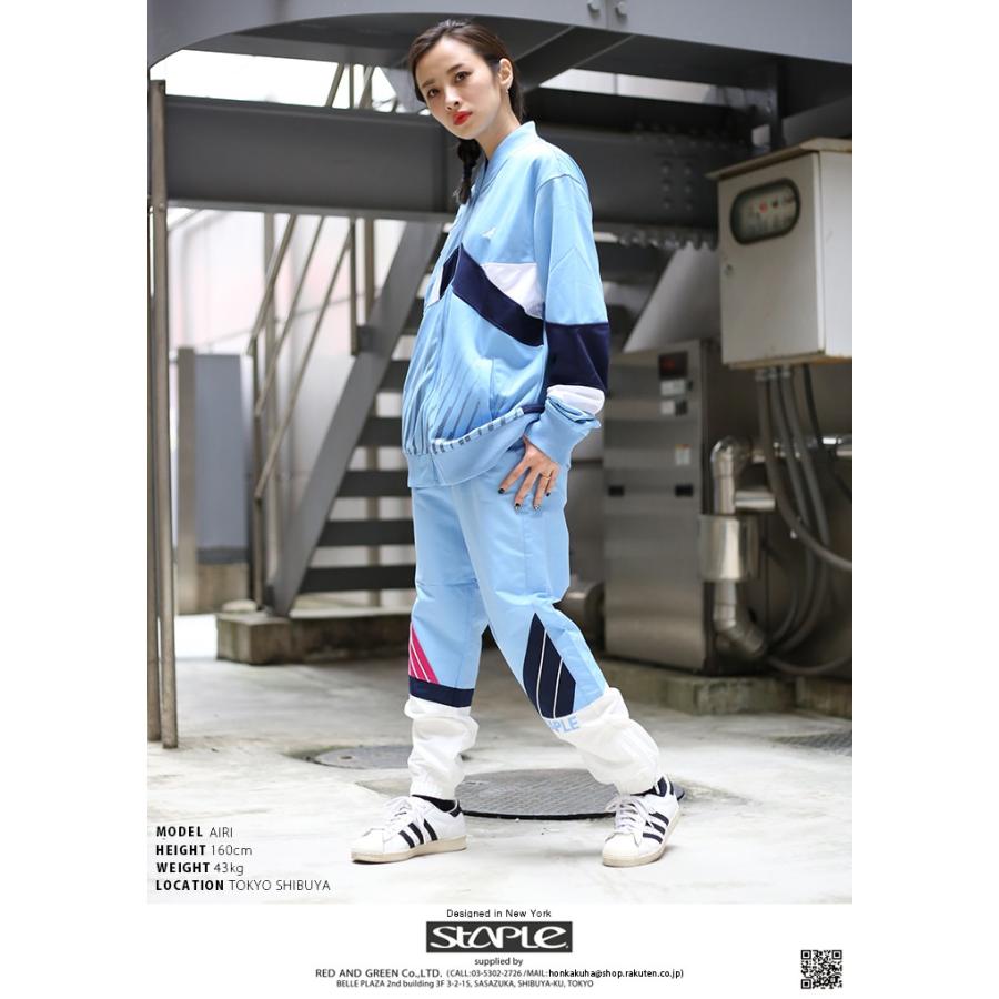 ステイプル Staple ナイロン シャカパン イージーパンツ ロングパンツ 長ズボン メンズ レディース 水色 大きいサイズ B系 テニスカラー ロゴ刺繍 総柄 本格派大人のb系xlダンス通販 通販 Yahoo ショッピング