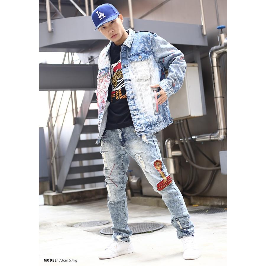 リーズン Reason ジーンズ デニム ロングパンツ スリムフィット ジーパン Gパン ワーク 長ズボン メンズ レディース B系 かっこいい おしゃれ ストレッチ 本格派大人のb系xlダンス通販 通販 Yahoo ショッピング