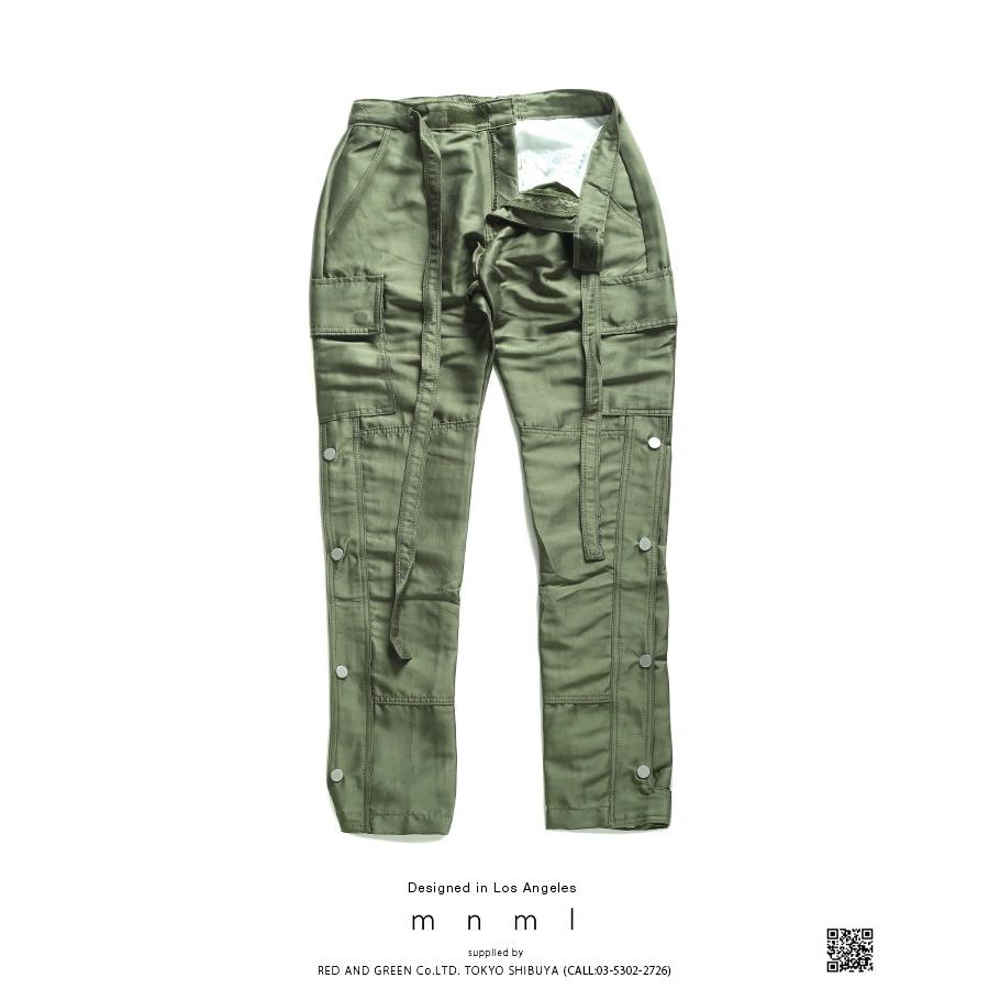 ミニマル Mnml カーゴパンツ ロングパンツ 長ズボン メンズ B系 かっこいい おしゃれ サイドスナップボタン シャイニー素材 光沢 リラックスフィット テーパード 本格派大人のb系xlダンス通販 通販 Yahoo ショッピング