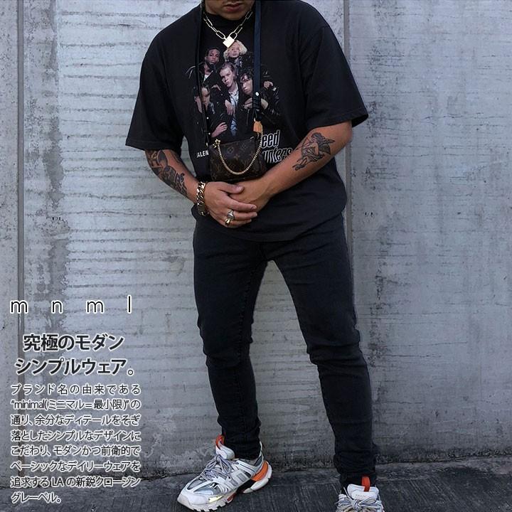 ミニマル Mnml ジーンズ デニム ロングパンツ スリム スキニーフィット ジーパン Gパン 長ズボン メンズ B系 かっこいい おしゃれ X32 ストレッチ 細い 無地 本格派大人のb系xlダンス通販 通販 Yahoo ショッピング