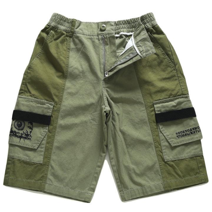 ミシカ Mishka ハーフパンツ カーゴパンツ ショートパンツ 半ズボン 短パン 大きいサイズ ハイ ブランド かっこいい おしゃれ 切替 ロゴ 刺繍 21年 春新作 本格派大人のb系xlダンス通販 通販 Yahoo ショッピング