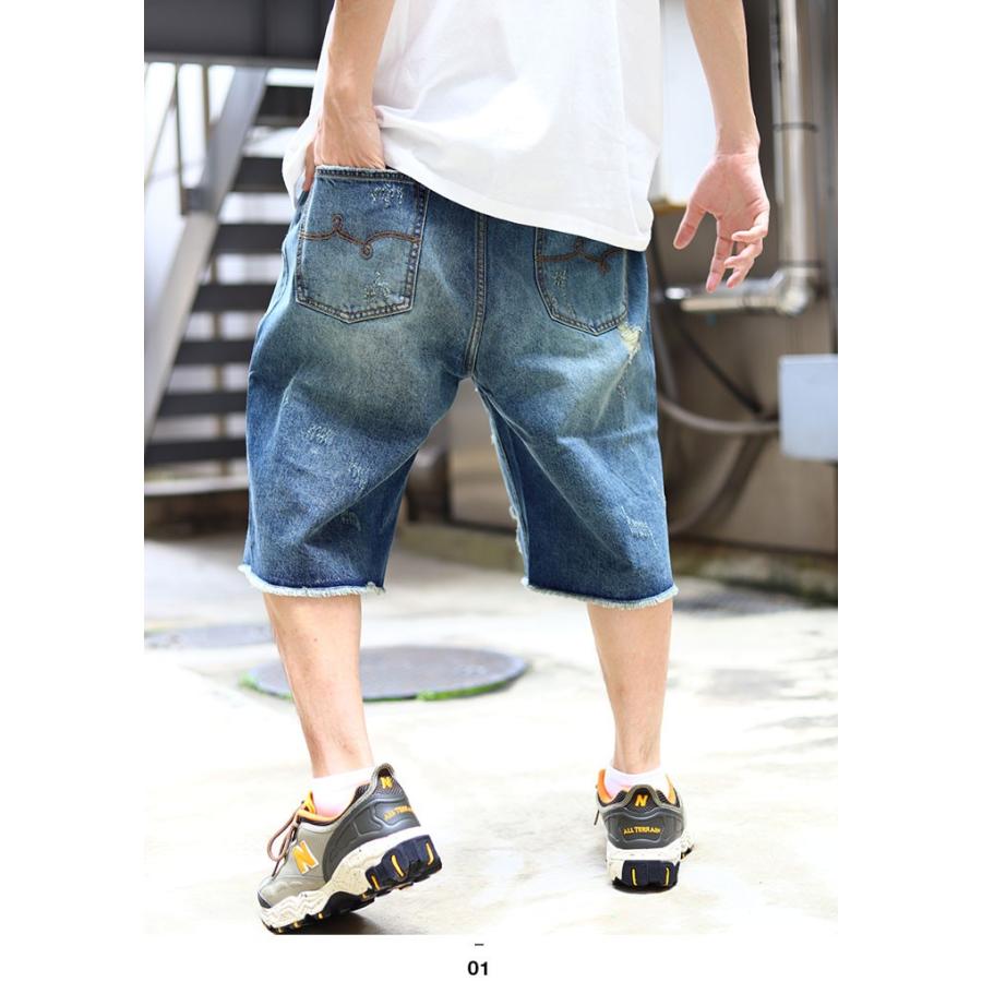 エルアールジー Lrg ハーフパンツ デニム ジーンズ ジーパン Gパン ショーツ 半ズボン かっこいい ペイズリー柄 ゆったり オーバーサイズ アメカジ 本格派大人のb系xlダンス通販 通販 Yahoo ショッピング
