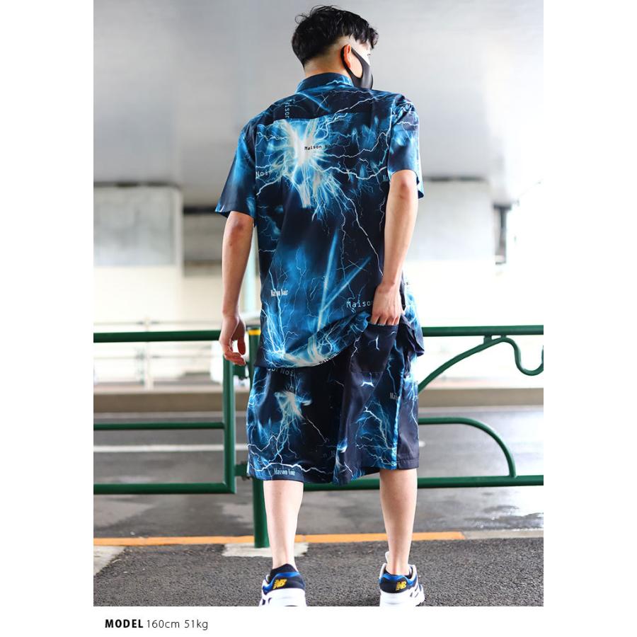 Reason ハーフパンツ M 3xl 大きいサイズ リーズン ショートパンツ 半ズボン 短パン イージーパンツ かっこいい おしゃれ 総柄 電光 稲妻 稲光 ハイ 本格派大人のb系xlダンス通販 通販 Yahoo ショッピング