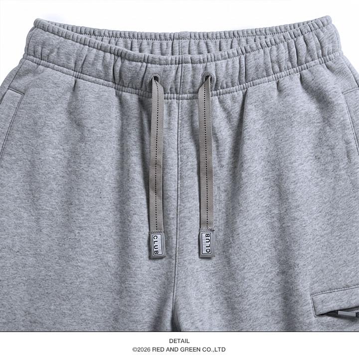 【L】PRO CLUB プロクラブ スエットハーフパンツ グレーヘザー PRO CLUB（プロクラブ） ハーフパンツ クロップドパンツ 膝下丈 7分丈