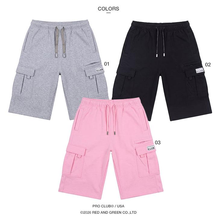 PRO CLUB（プロクラブ） ハーフパンツ クロップドパンツ 膝下丈 7分丈