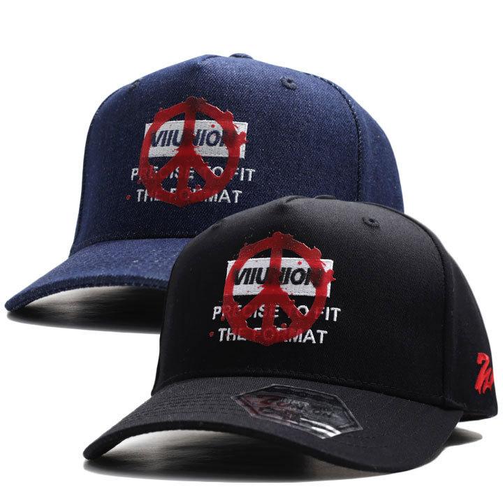 セブンユニオン 7union キャップ 帽子 スナップバック Cap Fサイズ ピースマーク Boxロゴ 刺繍 プリント デニム かっこいい おしゃれ アメカジ 本格派大人のb系xlダンス通販 通販 Yahoo ショッピング