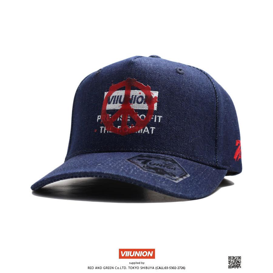 セブンユニオン 7union キャップ 帽子 スナップバック Cap Fサイズ ピースマーク Boxロゴ 刺繍 プリント デニム かっこいい おしゃれ アメカジ 本格派大人のb系xlダンス通販 通販 Yahoo ショッピング
