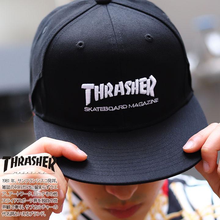 Thrasher キャップ スラッシャー 帽子 Cap 深め スナップバックキャップ おしゃれ かっこいい 定番 Mag ロゴ 刺繍 ヒップホップ スケート ストリート系 ブランド 本格派大人のb系xlダンス通販 通販 Yahoo ショッピング