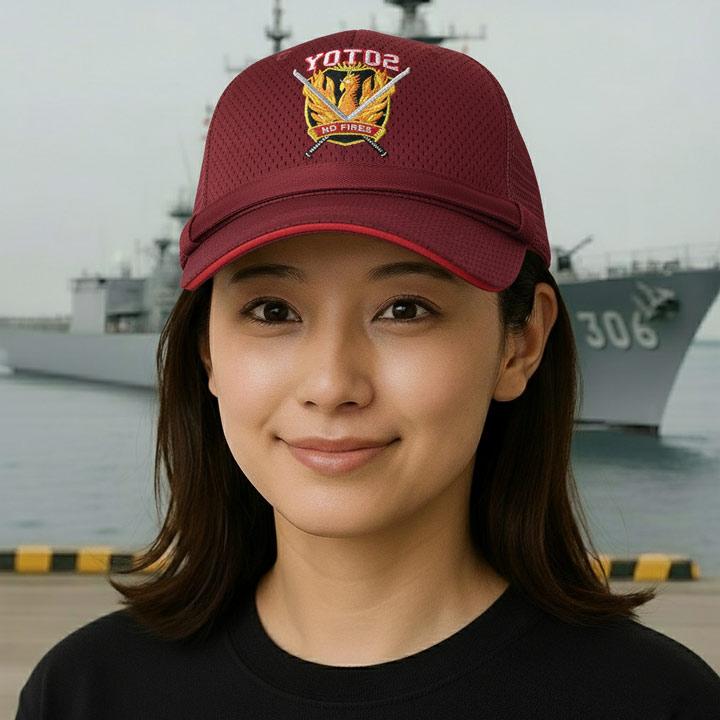 自衛隊 グッズ YOT-02 油槽船02号 支援船 海自 海上自衛隊 帽子