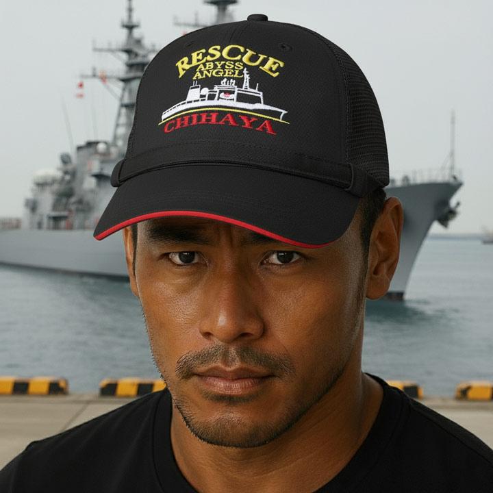 自衛隊 グッズ ちはや 潜水艦救難艦 ASR-403 海自 海上自衛隊 帽子