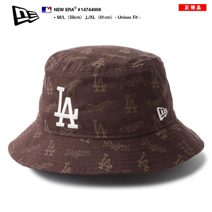 【非売品】ドジャースLAロゴ付きバケットハット　限定品　父の日 Bucket（NEW ERA） ニューエラ ハット バケットハット バケハ