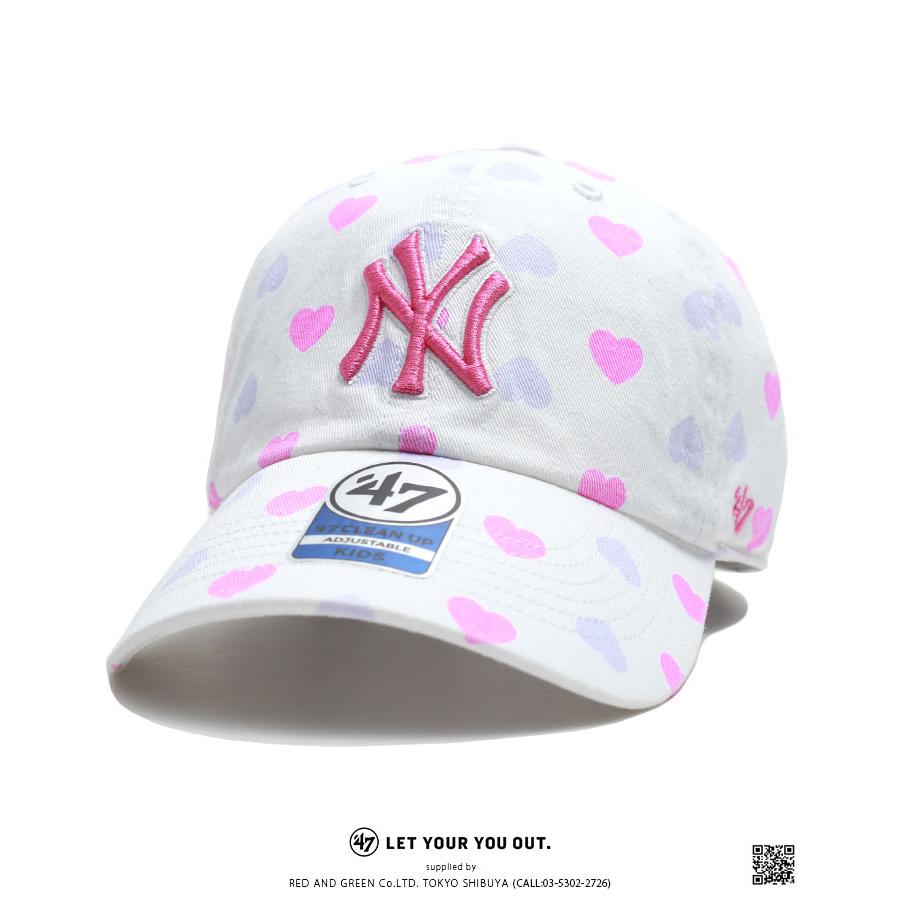 フォーティーセブンブランド 47brand ニューヨーク ヤンキース 帽子 キャップ Cap レディース キッズ 子供用 男の子 女の子 6歳から成人女性まで 総柄 ハート 本格派大人のb系xlダンス通販 通販 Yahoo ショッピング