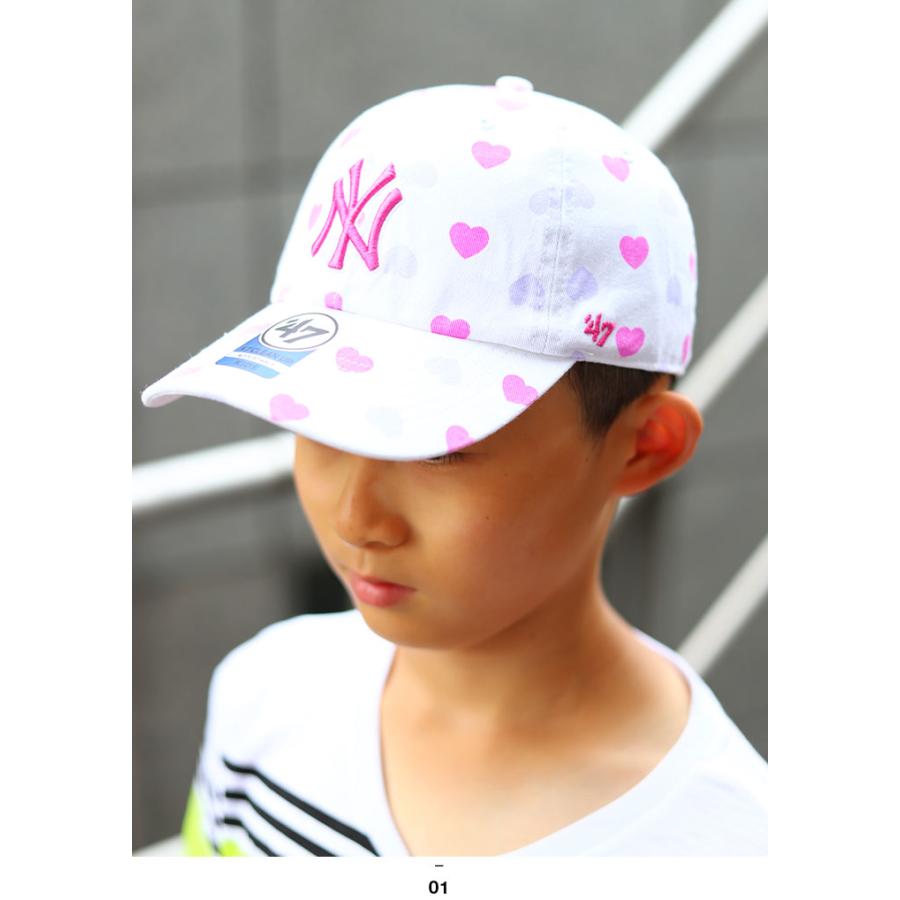 フォーティーセブンブランド 47brand ニューヨーク ヤンキース 帽子 キャップ Cap レディース キッズ 子供用 男の子 女の子 6歳から成人女性まで 総柄 ハート 本格派大人のb系xlダンス通販 通販 Yahoo ショッピング