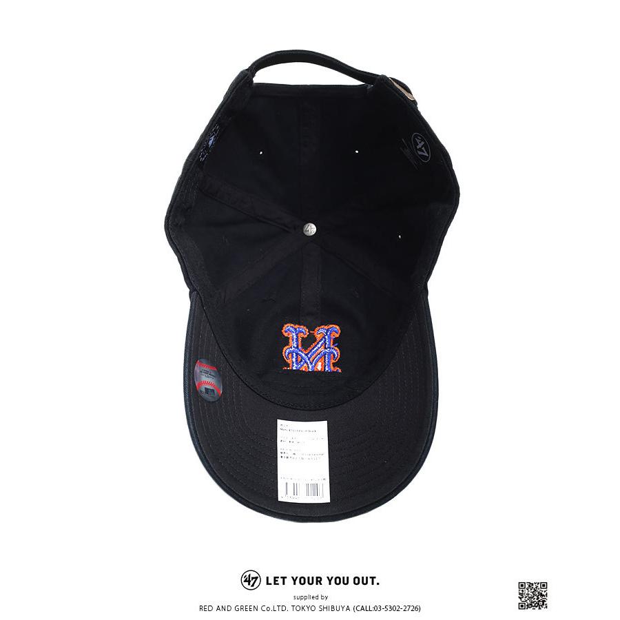 激安セール ボールキャップ ローキャップ キャップ 帽子 47brand フォーティーセブンブランド メッツ ニューヨーク Cap おしゃれ かっこいい シンプル 刺繍 キャップ カラー 01 黒 Www We Job Com