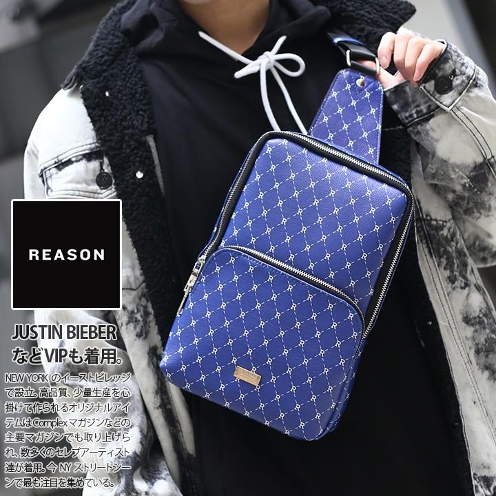 リーズン Reason ボディバッグ ワンショルダー Bag メンズ レディース B系 おしゃれ 4リットル バラ柄 ヘビ モノグラム レザー 総柄 セレブ ラッパー ギフト 本格派大人のb系xlダンス通販 通販 Yahoo ショッピング