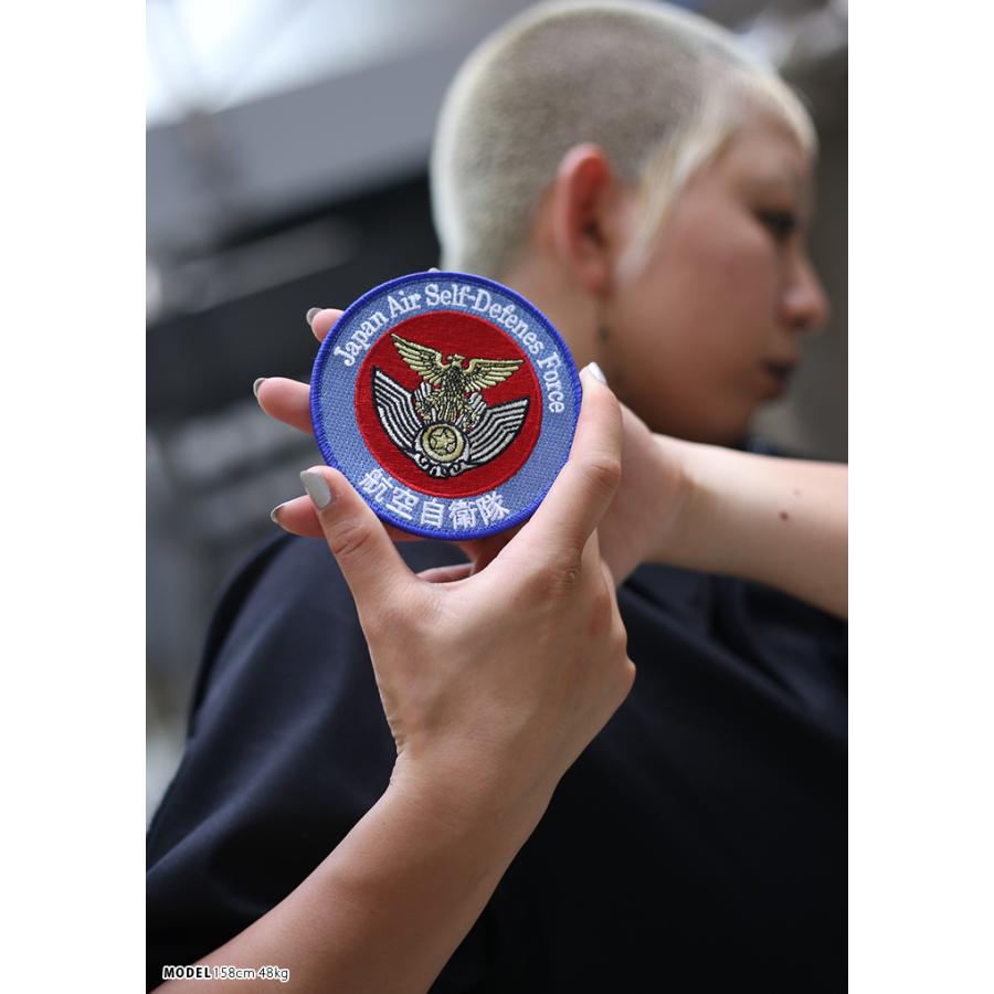 防衛省自衛隊グッズ ワッペン 刺繍 パッチ メンズ レディース かっこいい おしゃれ 航空自衛隊 空自 シンボルマーク 日の丸 丸型 両面ベルクロ 本格派大人のb系xlダンス通販 通販 Yahoo ショッピング