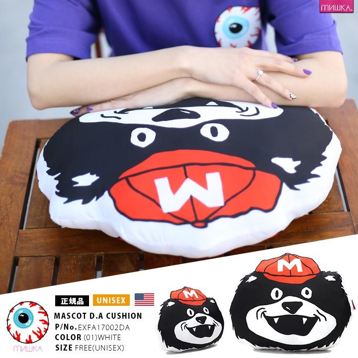 ミシカ Mishka クッション かっこいい フロアクッション ふわふわ Death Adder デスアダー 熊 マスコット 白 本格派大人のb系xlダンス通販 通販 Yahoo ショッピング