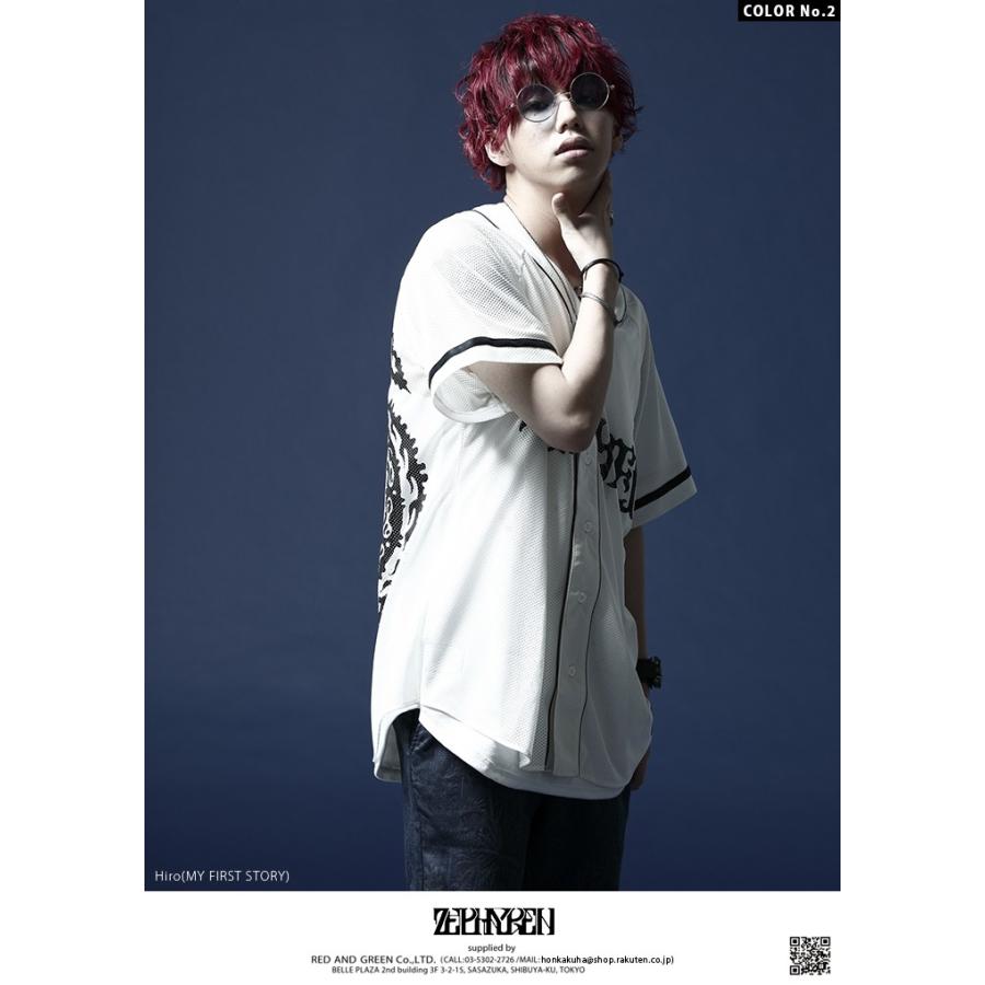 春物がお買い得 週末限定sale ラッパー般若 マイファーストストーリー Hiro着用 ゼファレン Zephyren ベースボールシャツ メンズ レディース ゲームシャツ 半袖 大きいサイズ クリアランス Newmatic Ae