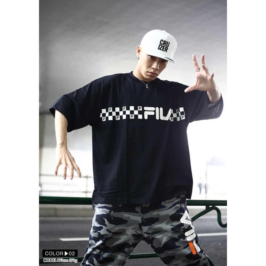 フィラ Fila Tシャツ 半袖 メンズ レディース 大きいサイズ B系 ヒップホップ ストリート系 スポーツ ファッション かっこいい おしゃれ チェッカーフラッグ 本格派大人のb系xlダンス通販 通販 Yahoo ショッピング