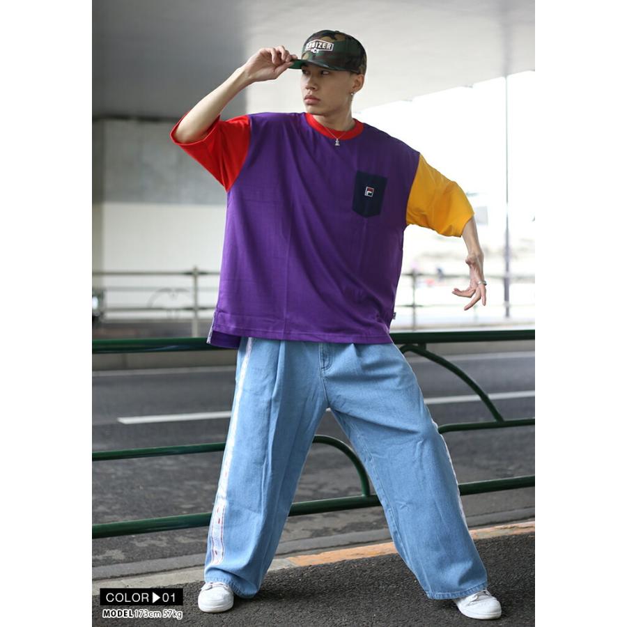 フィラ Fila Tシャツ 半袖 総柄 メンズ レディース 大きいサイズ B系 ヒップホップ ストリート系 スポーツ ファッション かっこいい おしゃれ クレイジーカラー 本格派大人のb系xlダンス通販 通販 Yahoo ショッピング