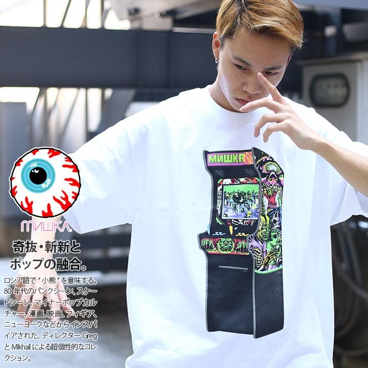 ミシカ Mishka Tシャツ 半袖 ネオンカラー 大きいサイズ かっこいい おしゃれ ゲームセンター Keepwatch 目玉 スカル ビッグシルエット 本格派大人のb系xlダンス通販 通販 Yahoo ショッピング