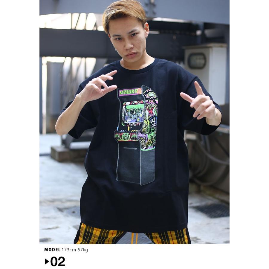ミシカ Mishka Tシャツ 半袖 ネオンカラー 大きいサイズ かっこいい おしゃれ ゲームセンター Keepwatch 目玉 スカル ビッグシルエット 本格派大人のb系xlダンス通販 通販 Yahoo ショッピング