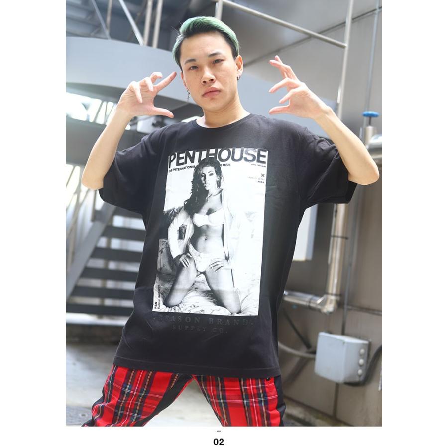 リーズン Reason Penthouse ペントハウス 限定コラボ Tシャツ 半袖 セクシー 大きいサイズ かっこいい おしゃれ イギリス雑誌 Boxロゴ 海外セレクト ギフト 本格派大人のb系xlダンス通販 通販 Yahoo ショッピング
